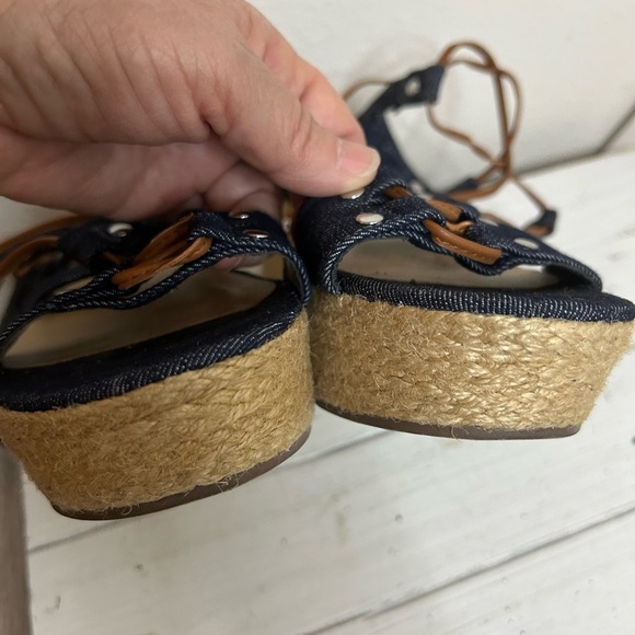 UNISA Denim Espadrille Sandals - Picture 5 of 8